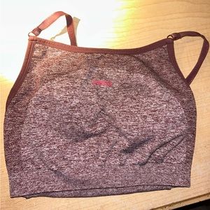 Maroon GYMSHARK bra top